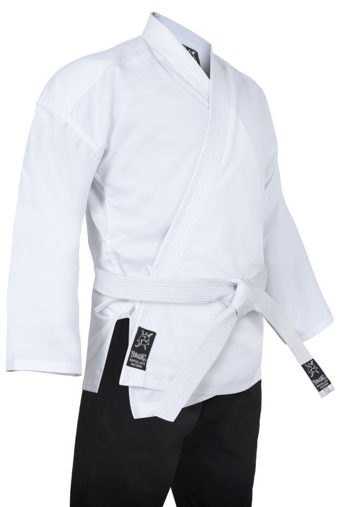 YAMASAKI 10oz PRO SALT & PEPPER KARATE UNIFORM