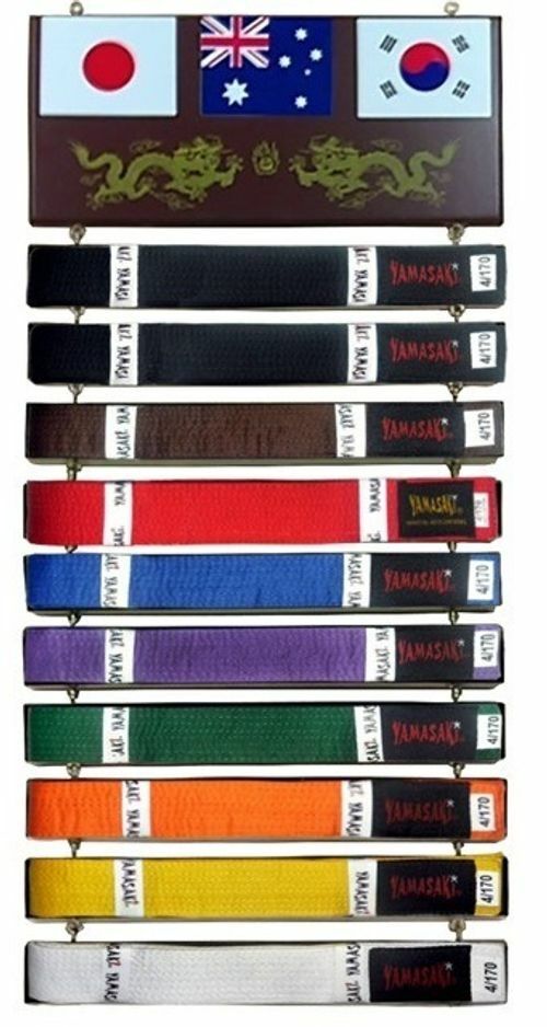 YAMASAKI MARTIAL ARTS BELT RACK