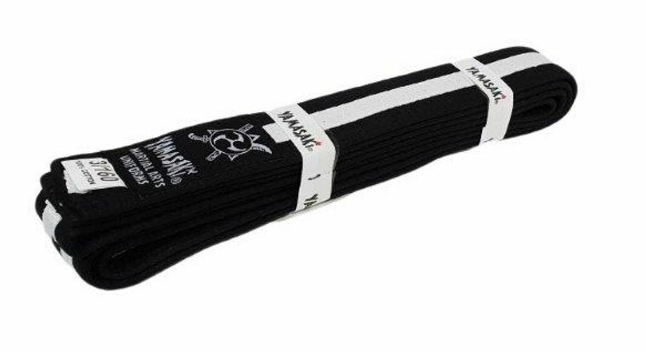 YAMASAKI MARTIAL ARTS BELTS (WITH WHITE STRIPE)