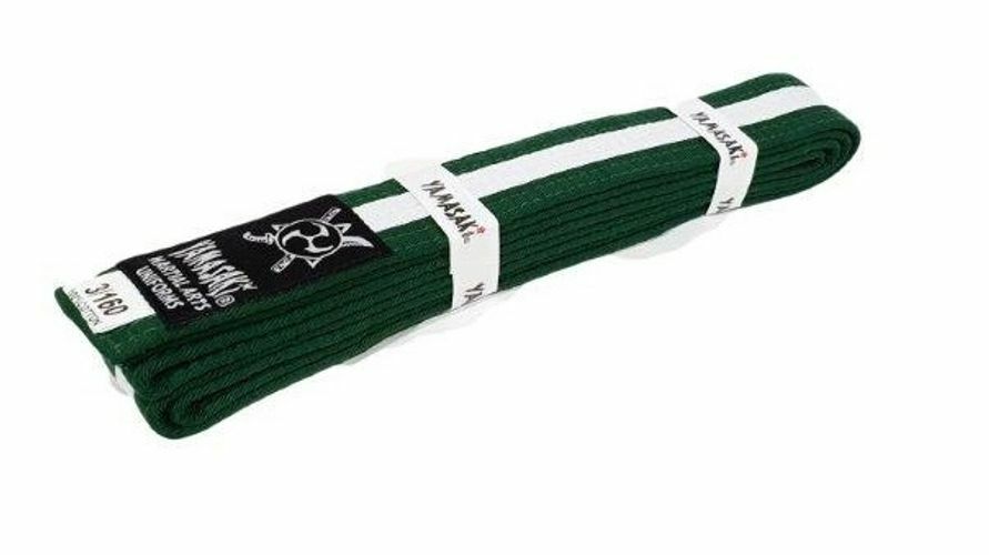 YAMASAKI MARTIAL ARTS BELTS (WITH WHITE STRIPE)