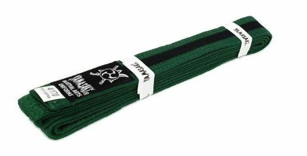 YAMASAKI MARTIAL ARTS BELTS (WITH BLACK STRIPE)