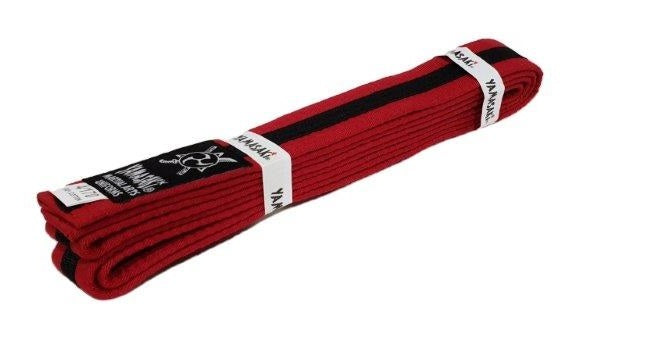 YAMASAKI MARTIAL ARTS BELTS (WITH BLACK STRIPE)