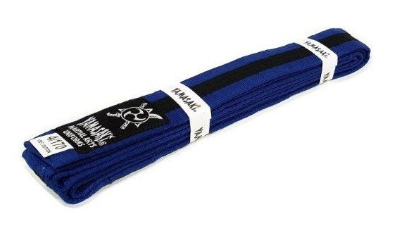 YAMASAKI MARTIAL ARTS BELTS (WITH BLACK STRIPE) [Yellow/Black 1]