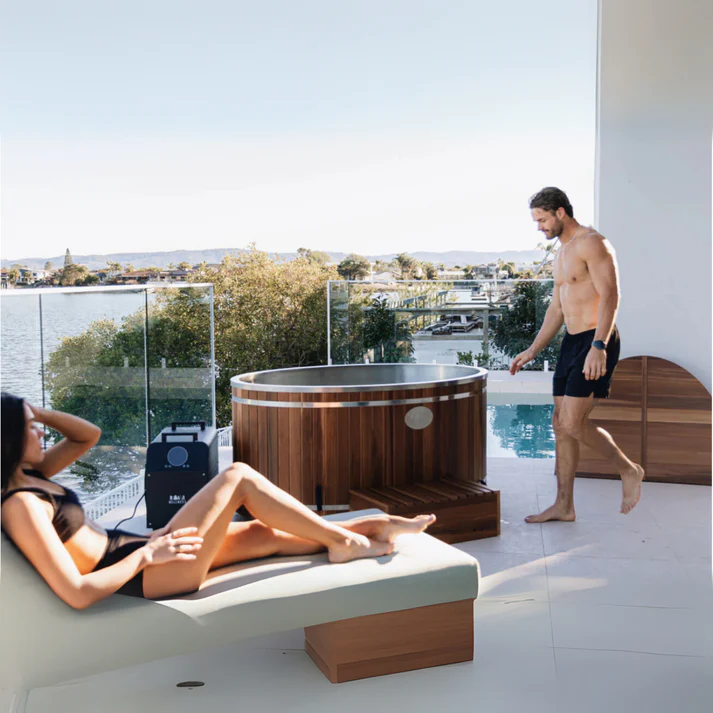 Kiva Energise™ Premium Cedar 2 Person Ice Bath - 1.5HP
