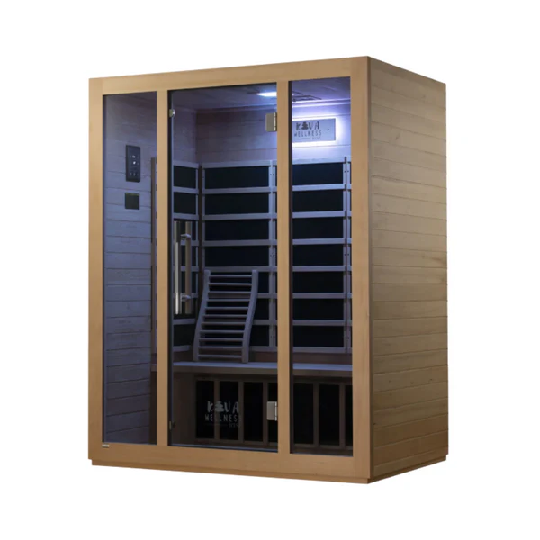 Kiva Rise Far-Infrared Sauna 3 Person