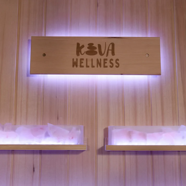 Kiva Reset 3 Person Traditional Double Tier Finnish Sauna - 4.5kw Heater