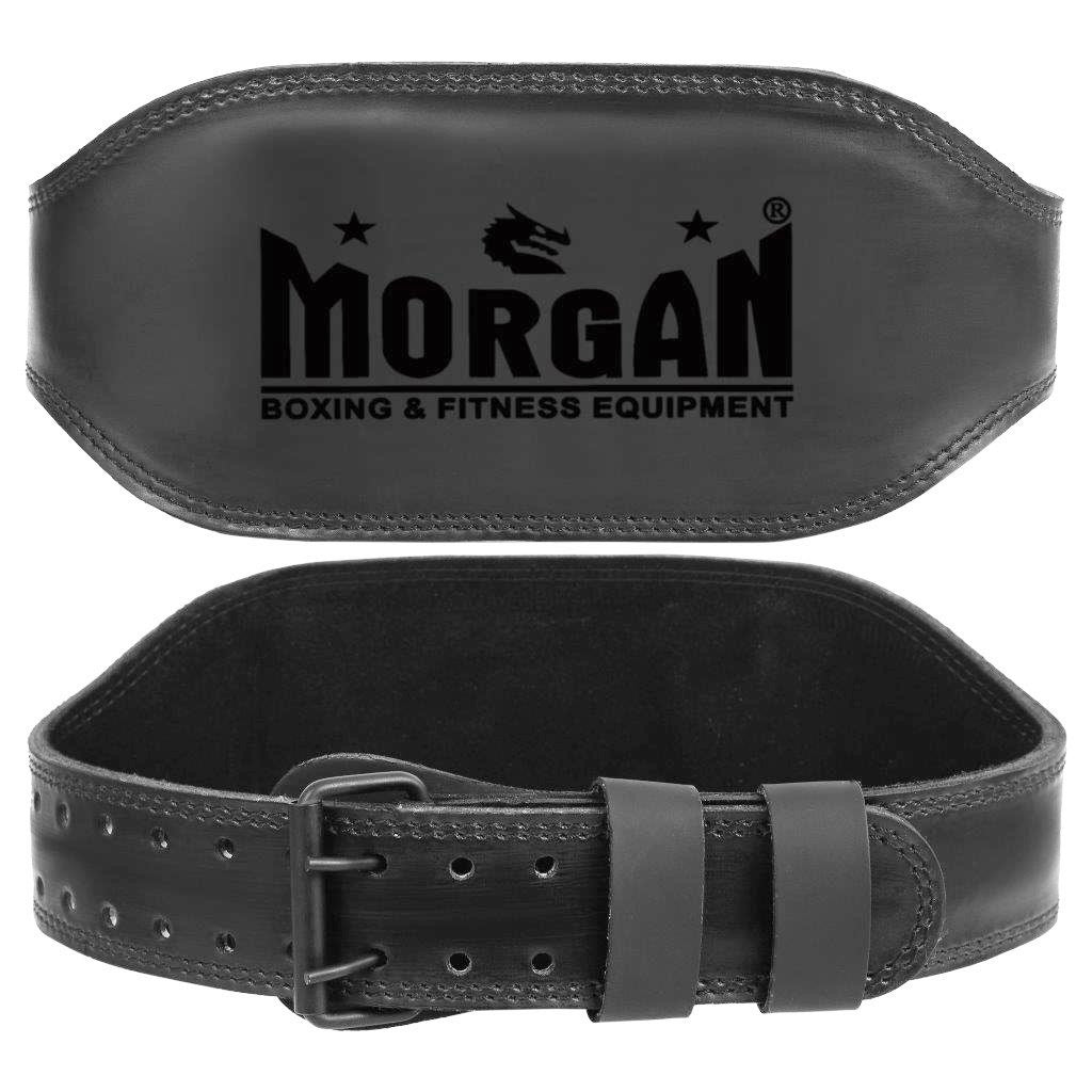 Morgan B2 Bomber 15cm Wide Leather Weight Belt Medium