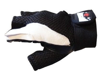 Morgan Sports Leather/Mesh Weight Gloves