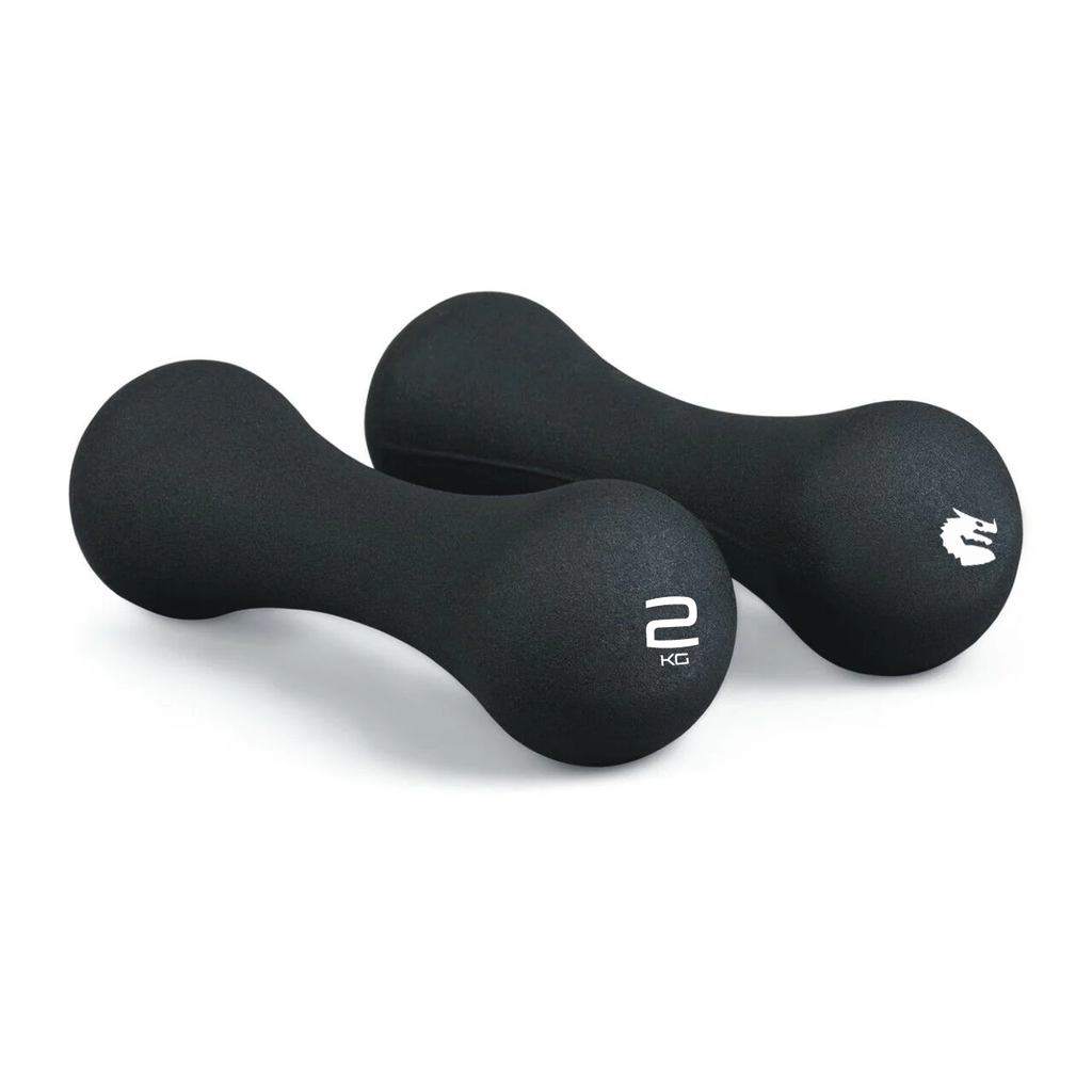 Morgan Neoprene Bone Shape Dumbbells – PAIR[2kg]