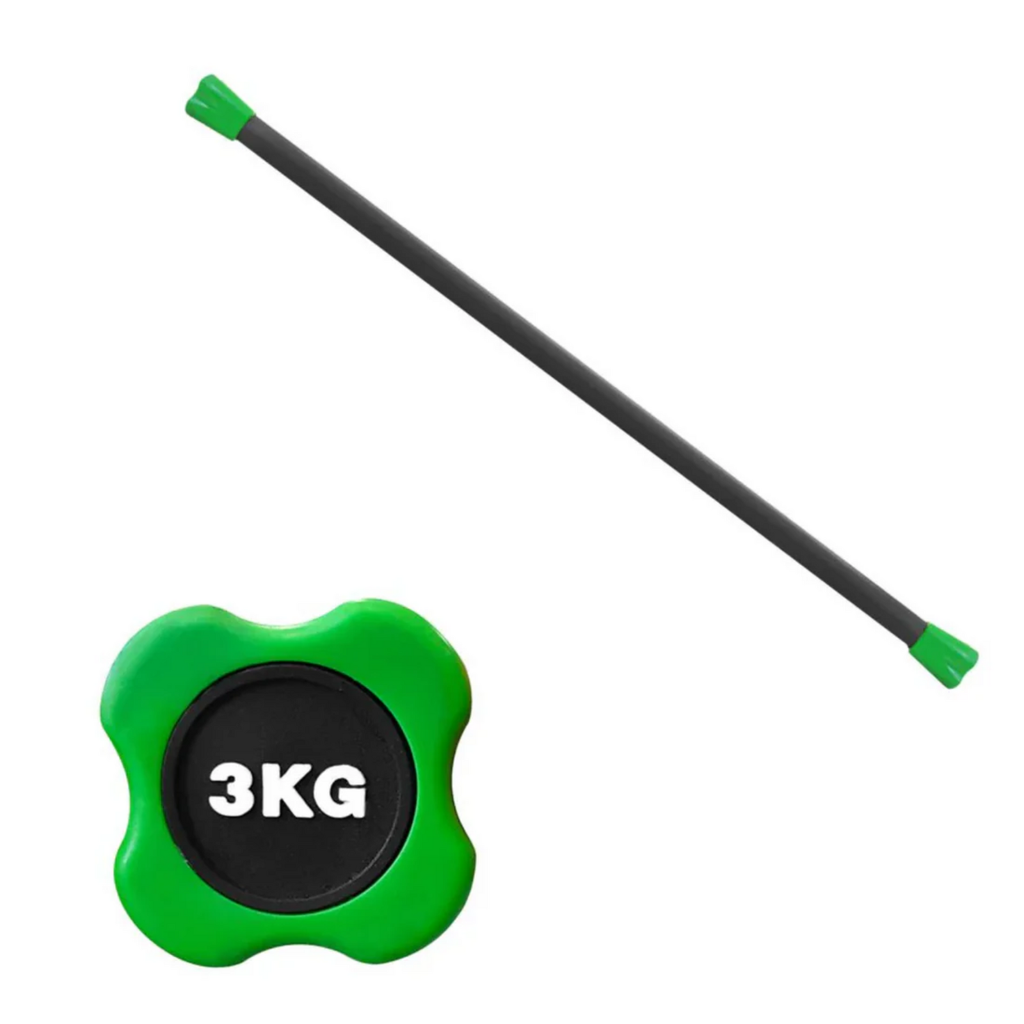 Morgan Padded Weighted Fitness Bars 3kg
