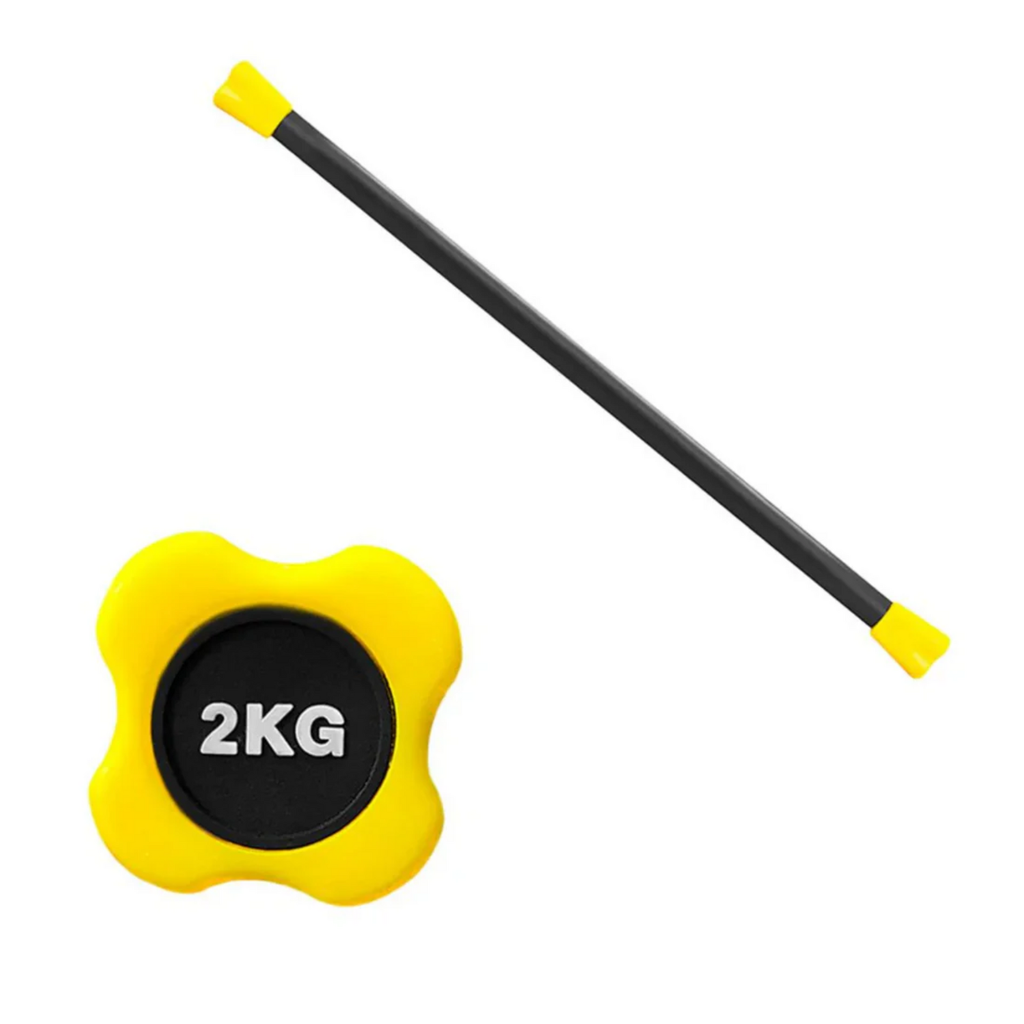 Morgan Padded Weighted Fitness Bars 2kg