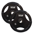 Morgan Tri-Grip Rubber Coated Olympic Weight Plates (Pair) [20kg]