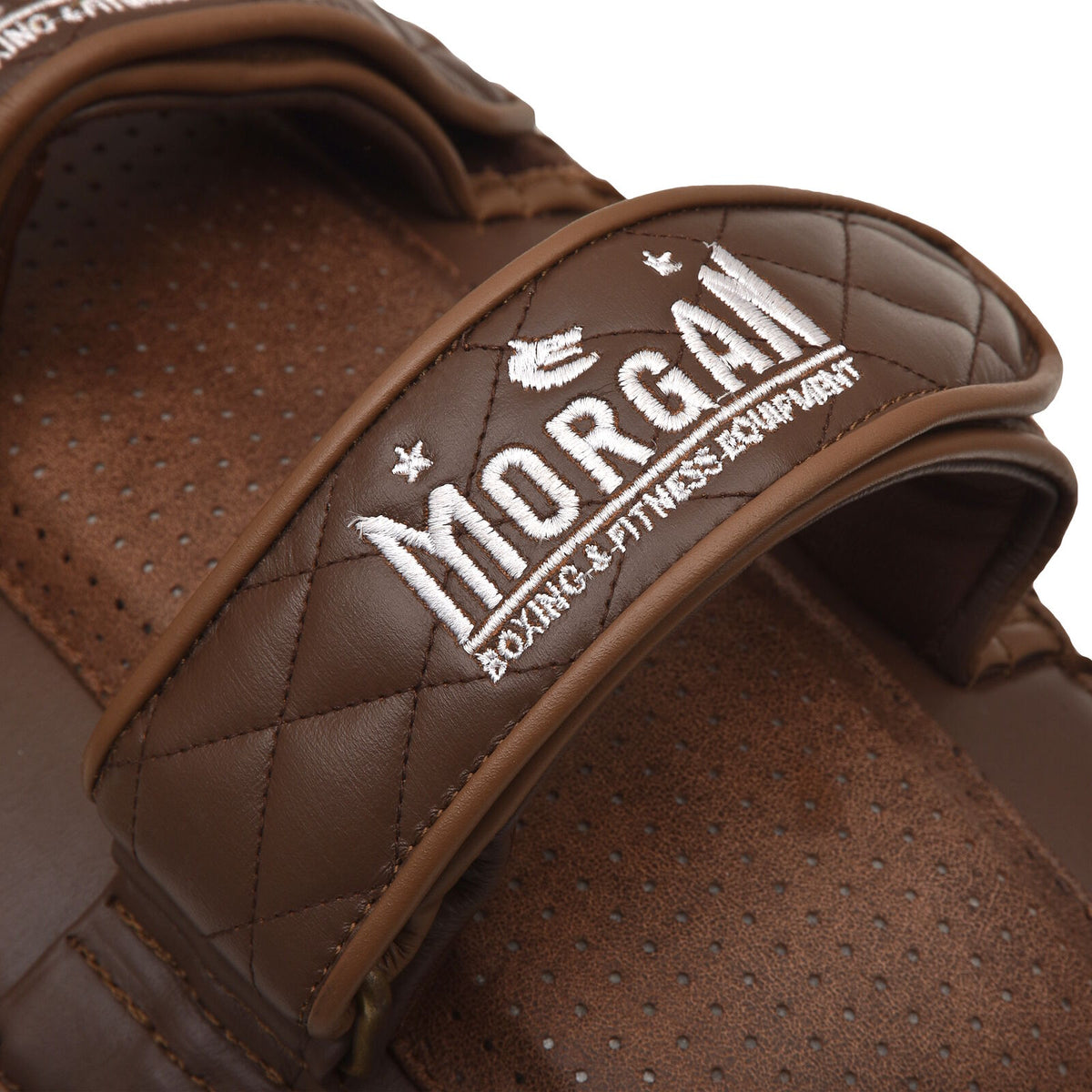 Morgan 1918 Heritage Curved Leather Thai Pads (Pair)
