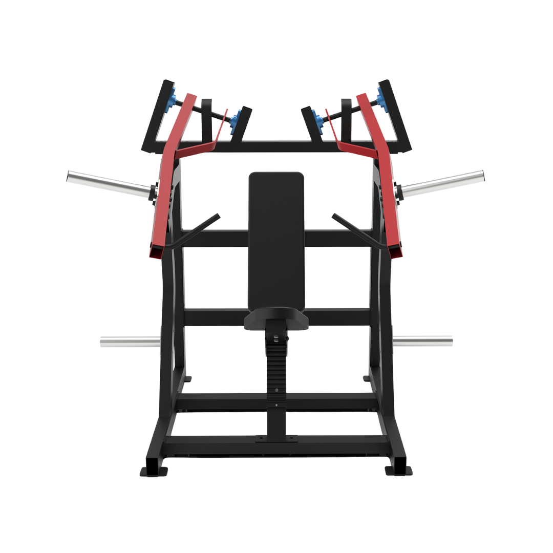 Morgan Titan Series Commercial Seated Incline Chest Press [Black/Red]