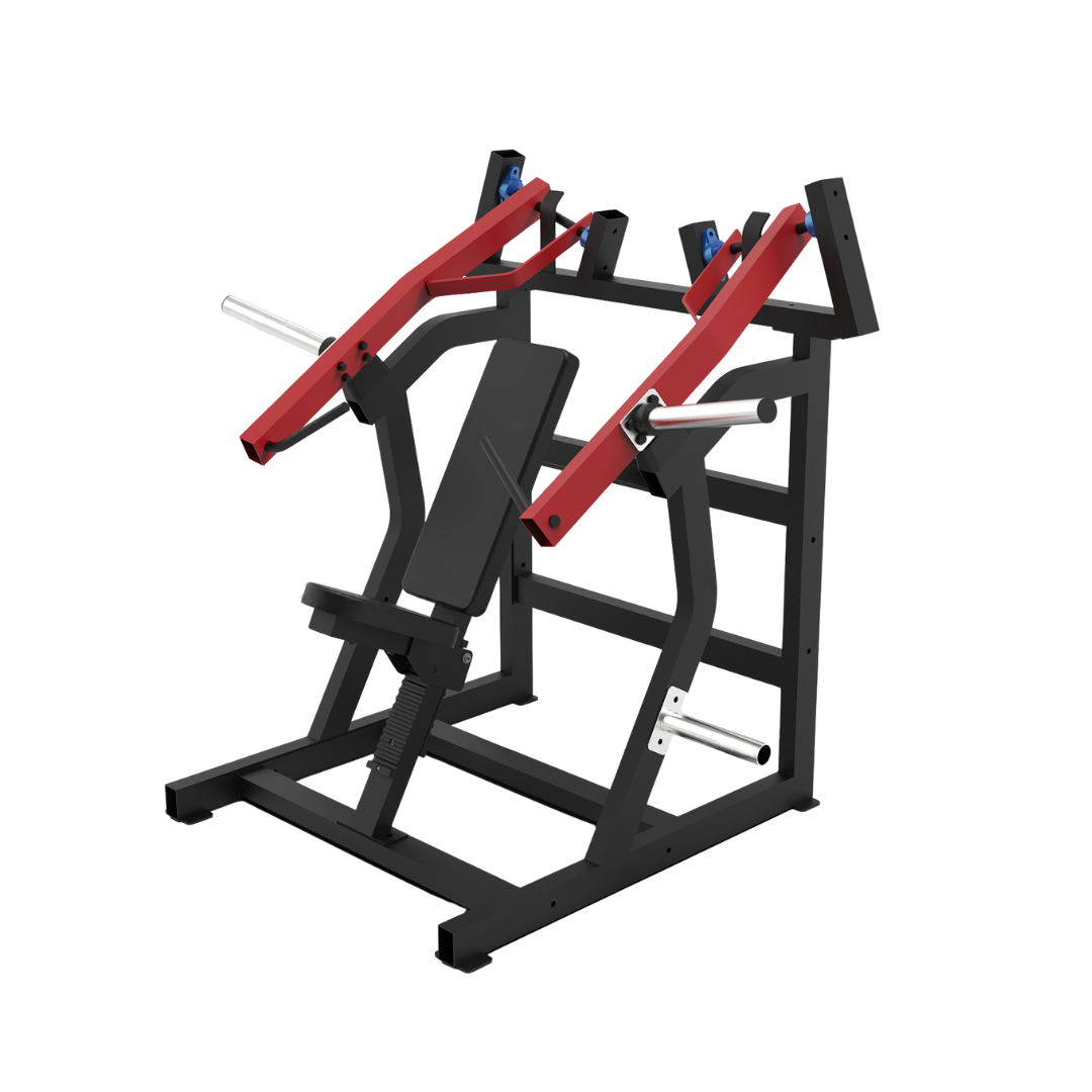Morgan Titan Series Commercial Seated Incline Chest Press [Black/Red]