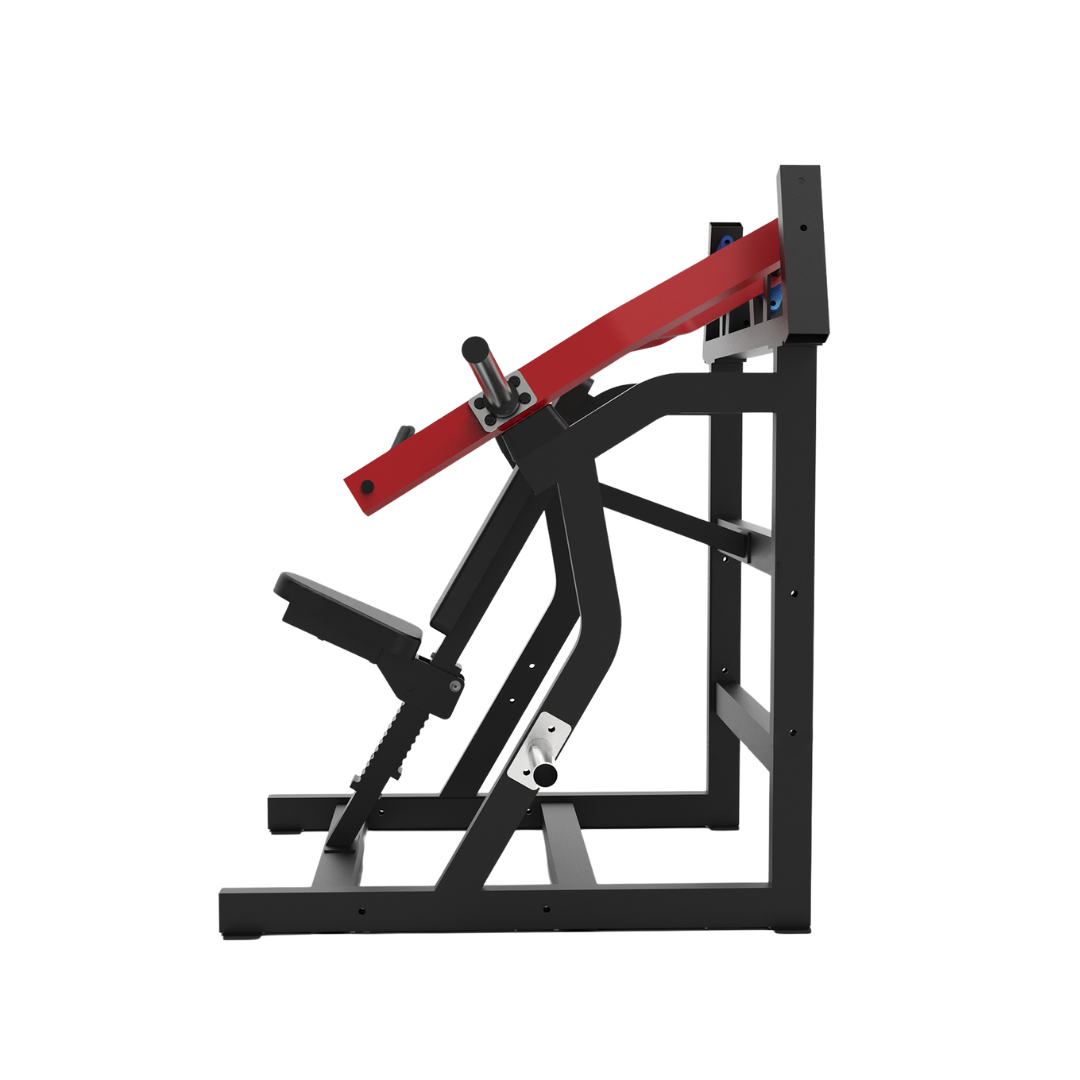 Morgan Titan Series Commercial Seated Incline Chest Press [Black/Red]