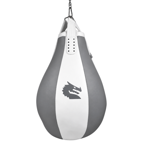 Morgan White Knight 80kg Super Tear Drop Punch Bag [Filled]