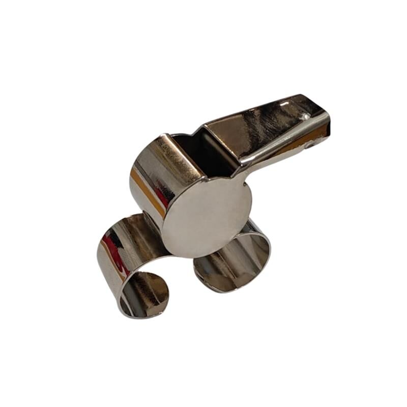 Morgan Finger Grip Metal Whistle