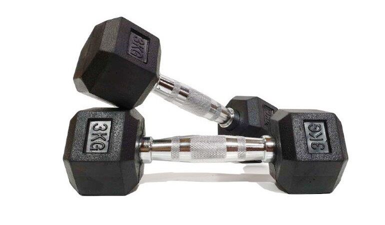 MORGAN 315KG RUBBER HEX DUMBBELL PACK | 1KG–20KG PAIRS