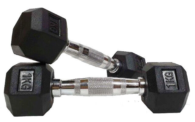 Morgan 585kg Rubber Hex Dumbbell Pack | 1kg–35kg Pairs