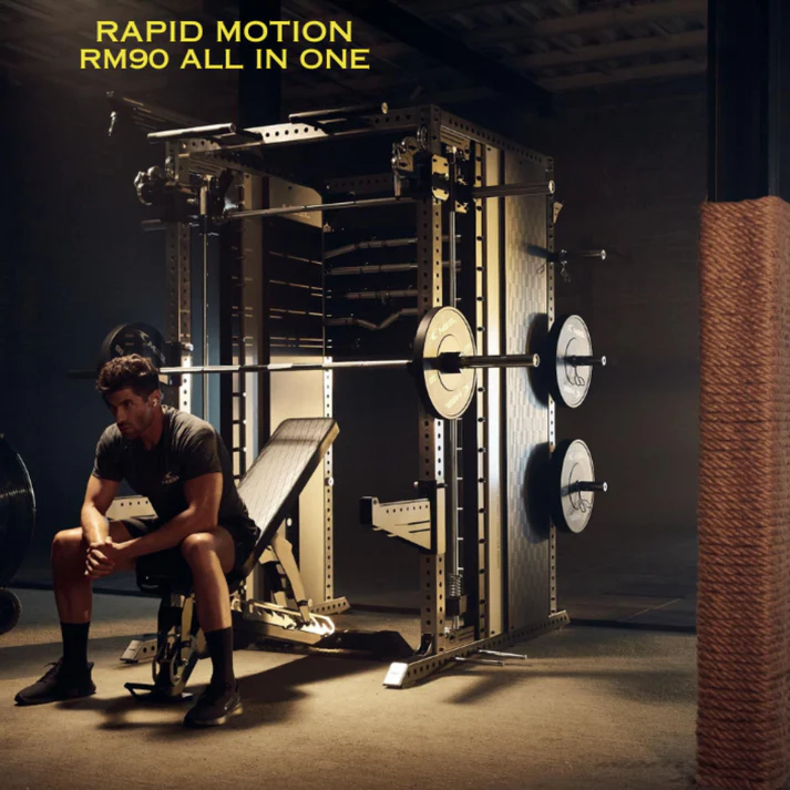 RMC GRAVIX Commercial RM9 Power Rack + Smith Machine + Functional Trainer
