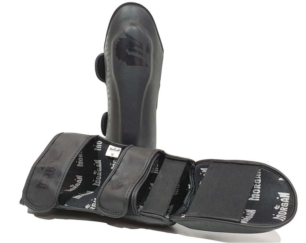 Morgan B2 Bomber Leather Sparring Shin & Instep Medium