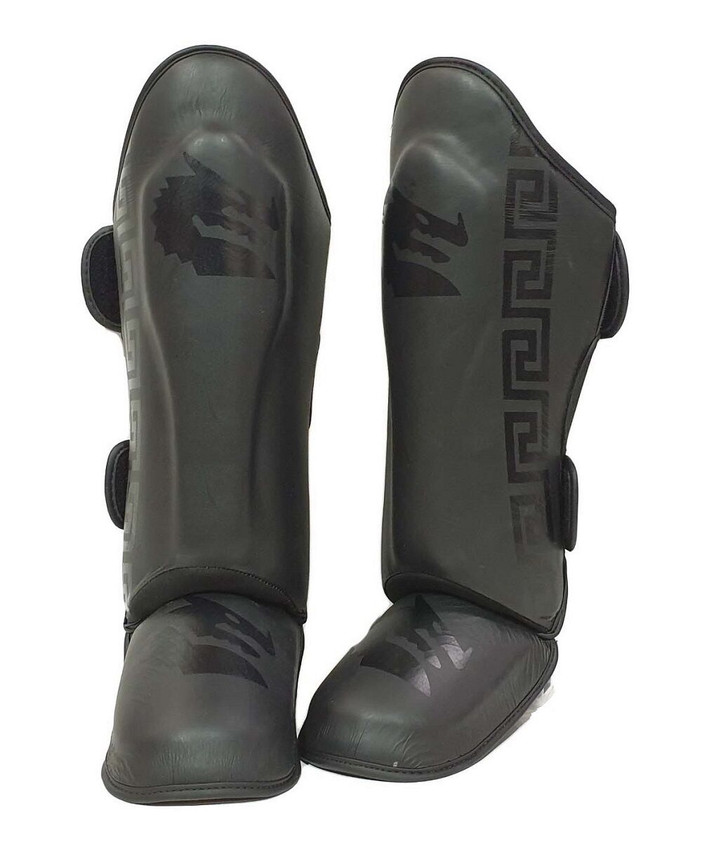 Morgan B2 Bomber Leather Sparring Shin & Instep Medium