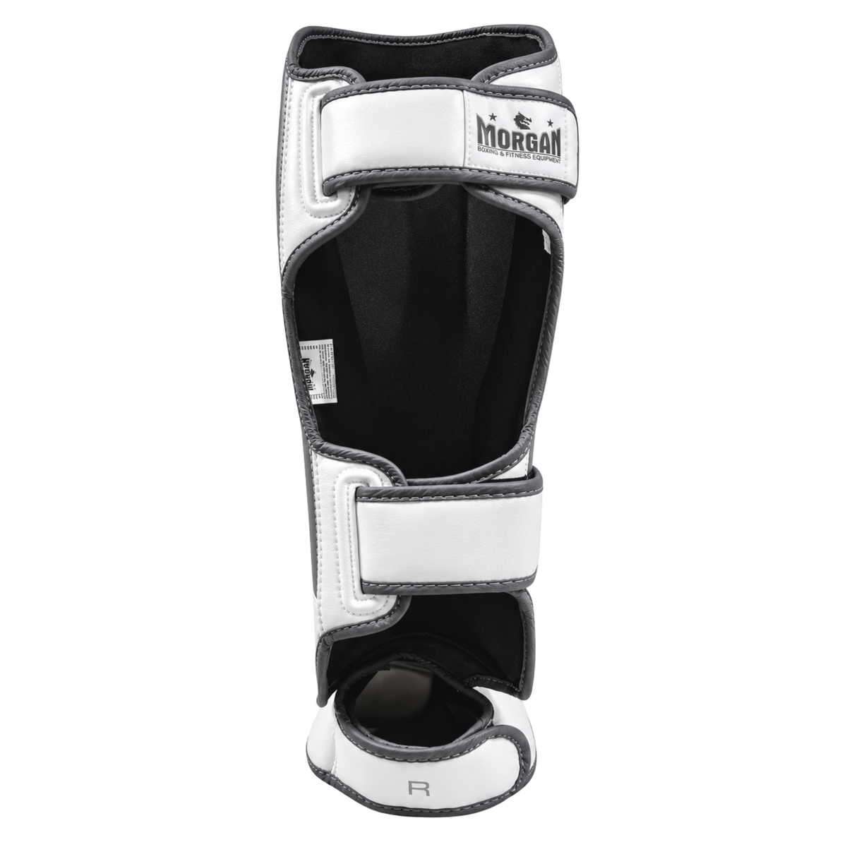 Morgan White Knight Shin & Instep Protectors Large