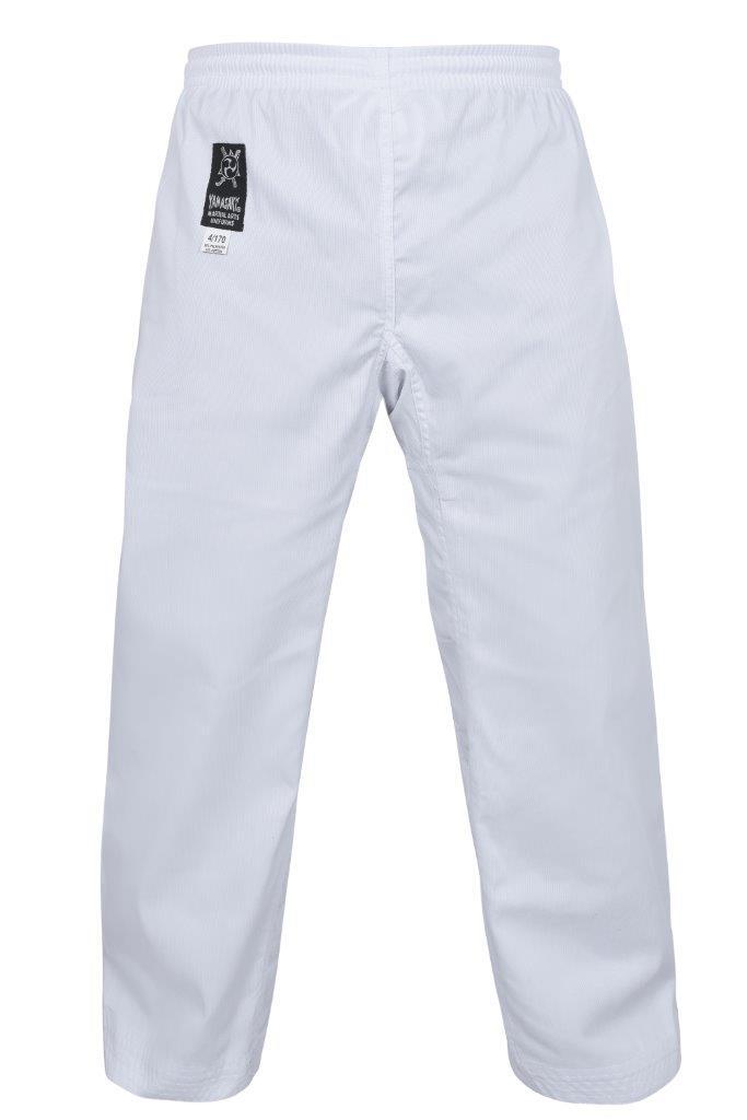 YAMASAKI V2 RIBBED TAEKWONDO UNIFORM - BLACK V NECK 8oz [000]