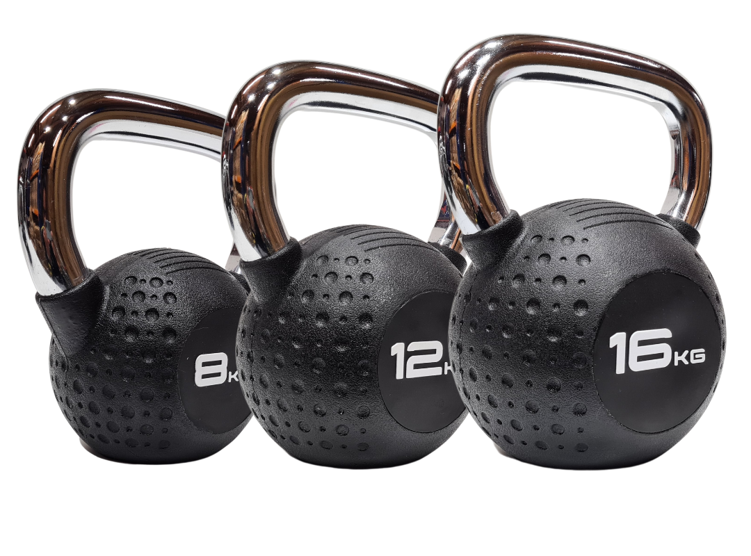 MORGAN URETHANE COATED KETTLEBELL 3PCS PACK (8kg +12kg +16kg)