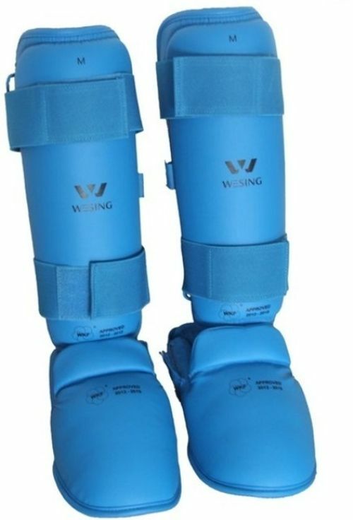 Wesing Wkf Approved Shin And Instep Small - Blue