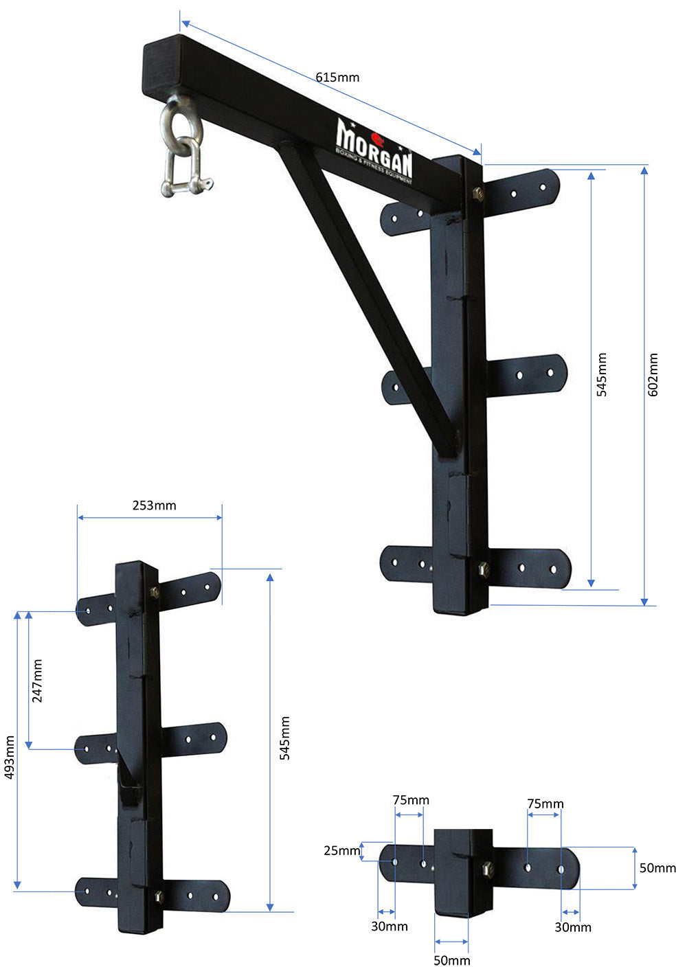 MORGAN FOLD AWAY PUNCH BAG HANGER