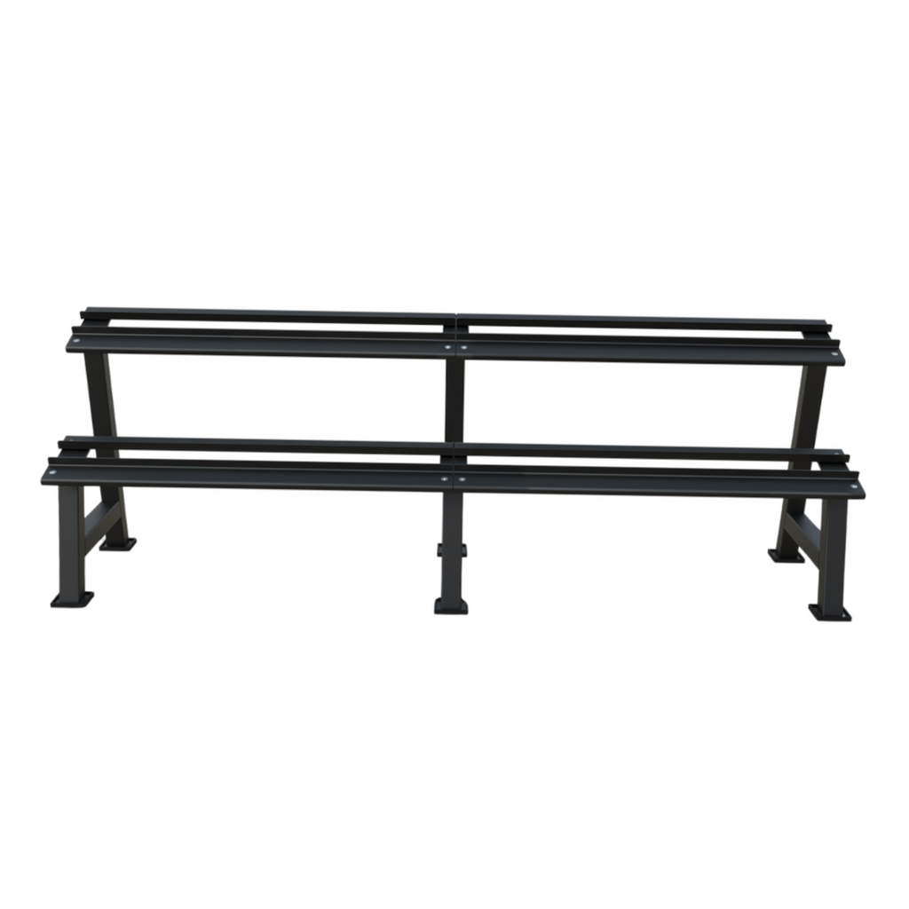 Morgan 2 Tier Double Bay Dumbbell Rack