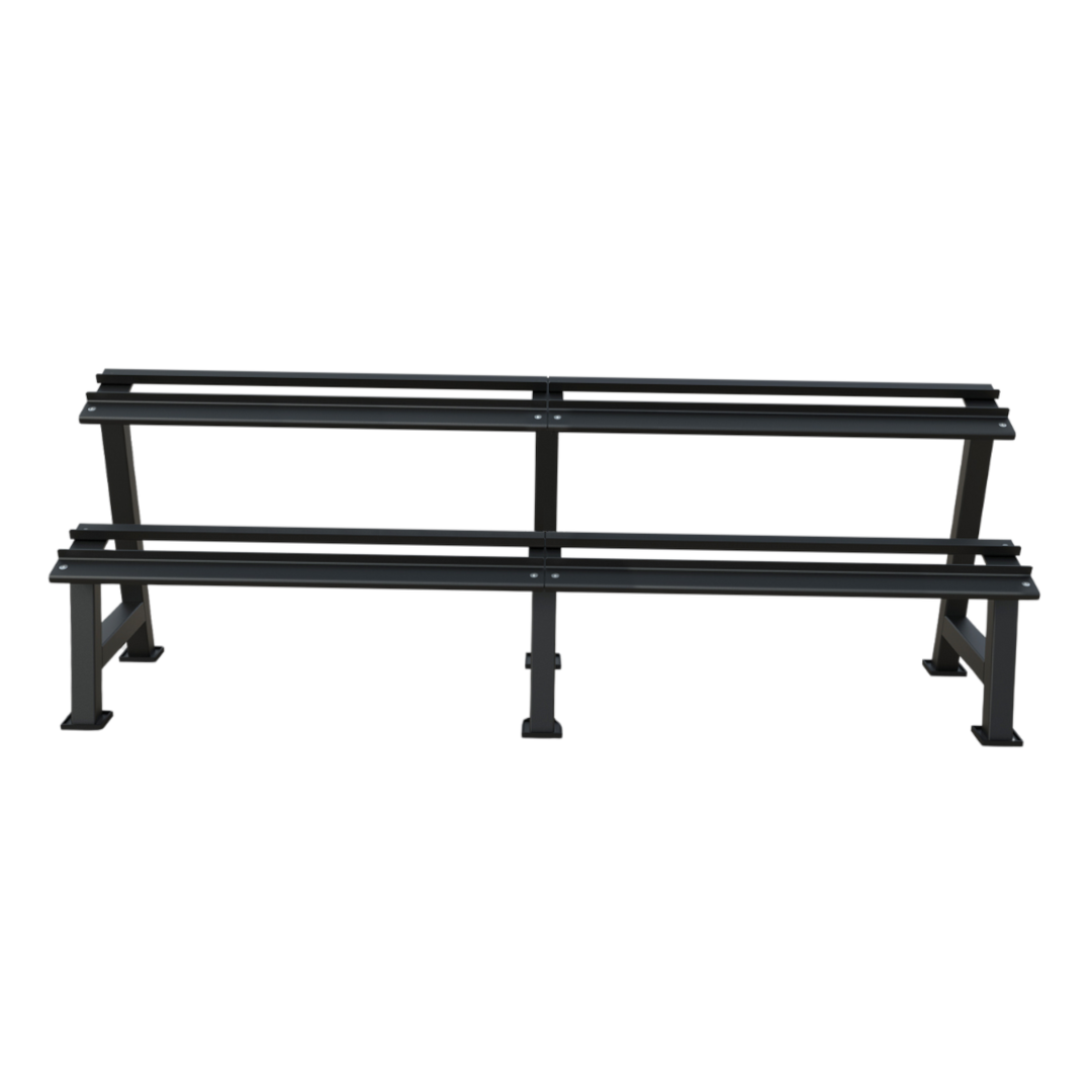Morgan 2 Tier Double Bay Dumbbell Rack