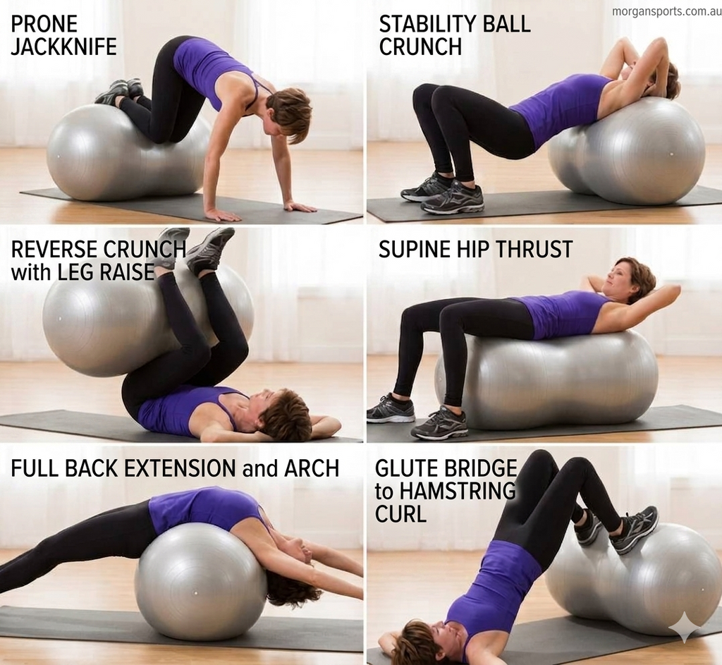 Morgan 90cm x 45cm Peanut Pilates & Yoga Ball