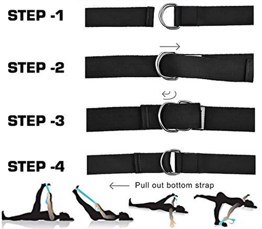 Morgan 1.83m Yoga Strap & Stretching Belt